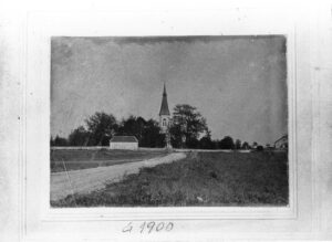 Vaade Jüri kirikule ca. 1900. aastal