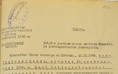 Vallavalitsus 1937-1938 stiilinäited