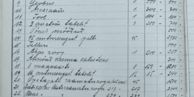 Rae valla inventar 1921.a