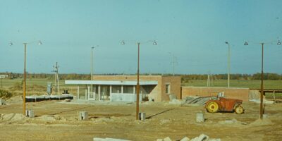 Bensiinijaama ehitus Tartu maanteel Jüris