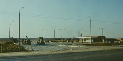 Bensiinijaama ehitus Tartu maanteel Jüris